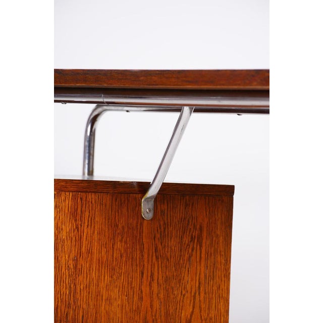 Oak Writing Desk from Robert Slezak, 1930s For Sale - Image 9 of 15