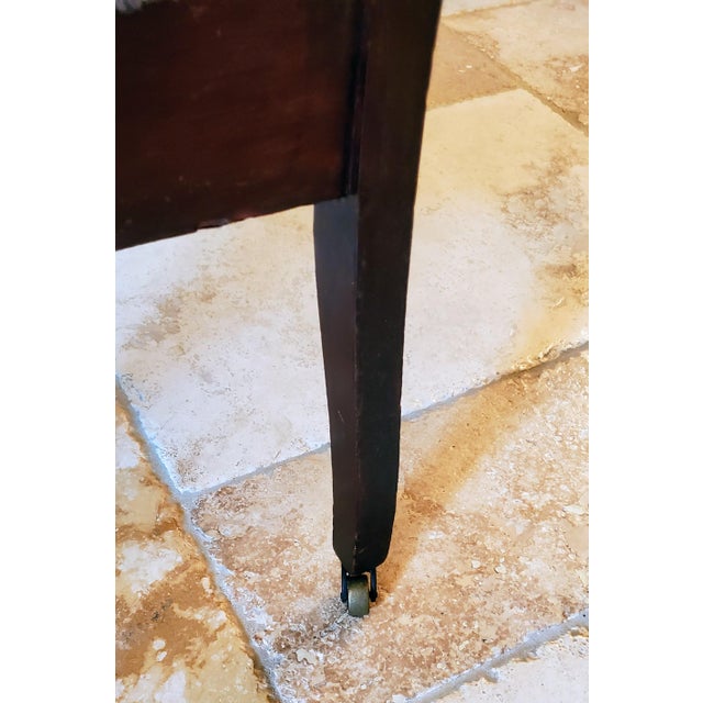 Vintage Chippendale-Style Carved Mahogany Ribbon-Back Armchair For Sale - Image 10 of 12