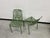 Fast Forest Chairs in Forest Green Powder-Coated Aluminum, 2010s, Set of 2 For Sale - Image 6 of 12