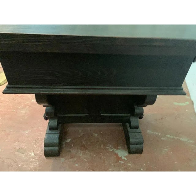 Console Table in Carved Oak For Sale - Image 13 of 15
