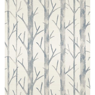 The House of Scalamandré Everett Silk Wallcovering, Twilight For Sale