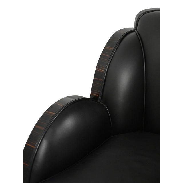 Art Deco Scandinavian Armchairs, 1980s, Set of 2 For Sale - Image 6 of 12