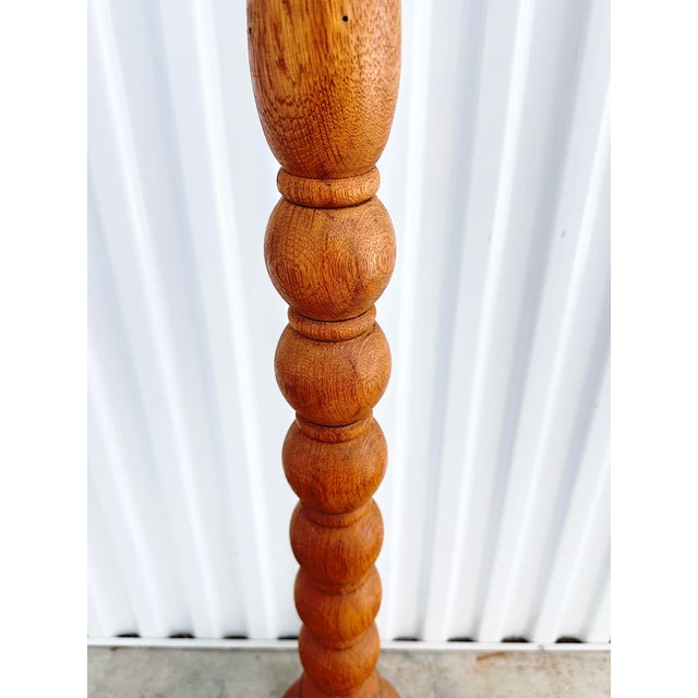 Early 20th Century Antique Turned Wood Coat Rack For Sale - Image 5 of 7