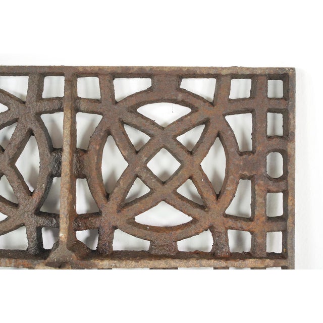 Traditional Vintage European Cast Iron Coal Hole Grill Cover For Sale - Image 3 of 6