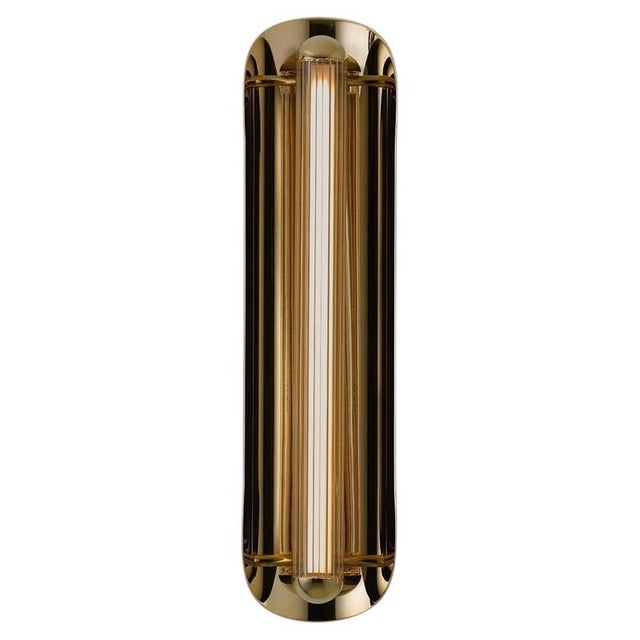 Oblong Flint Fluted Wall Lamp by Jennifer Midoz For Sale - Image 10 of 10