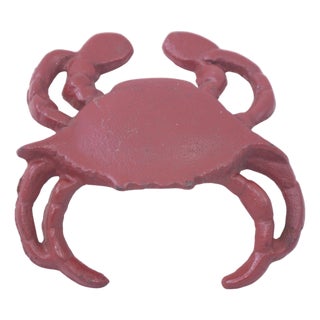 Red Cast Iron Crab For Sale