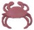 Red Cast Iron Crab For Sale
