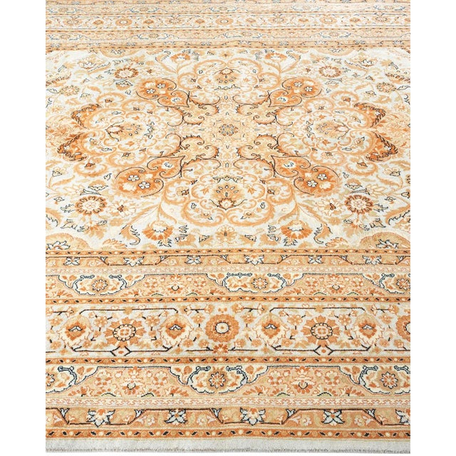 Solo Rugs Mogul, One-of-a-Kind Hand-Knotted Area Rug - Ivory, 6' 1" x 8' 10" For Sale - Image 4 of 8