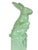 2020s Glazed Celadon Rabbits Sculpture 14"h For Sale - Image 5 of 10