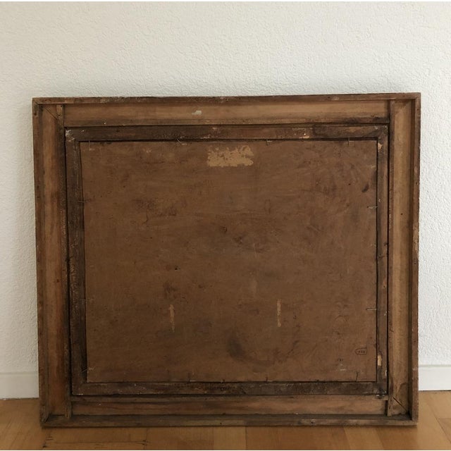 Lorenzo Viani, Deux personnes sur un chemin, Oil on Cardboard, Framed For Sale - Image 8 of 9