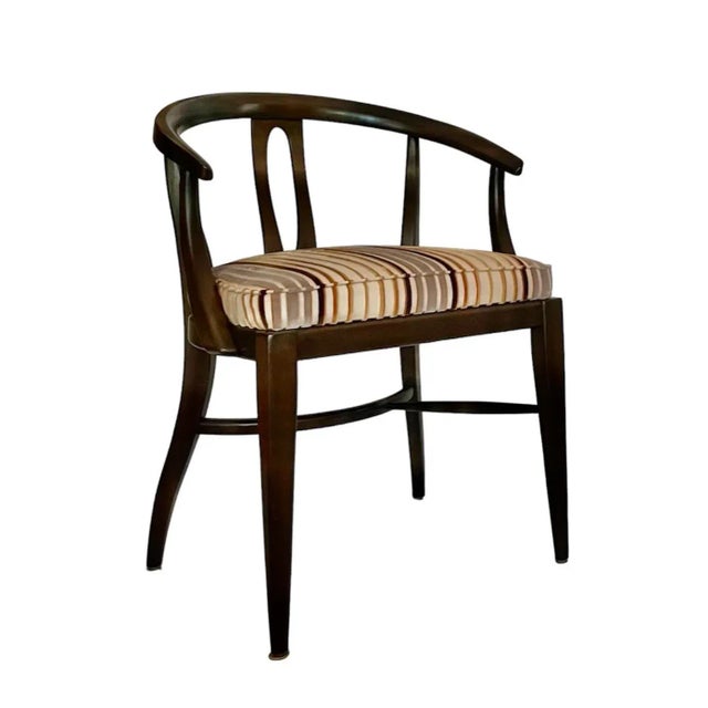1960s 1960s Mid Century Modern Walnut Accent Chairs - a Pair For Sale - Image 5 of 13