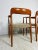 Brown Set of Danish No. 56 Dining Chairs in Teak by Niels O. Møller for J.L. Møller, 1950s For Sale - Image 8 of 10