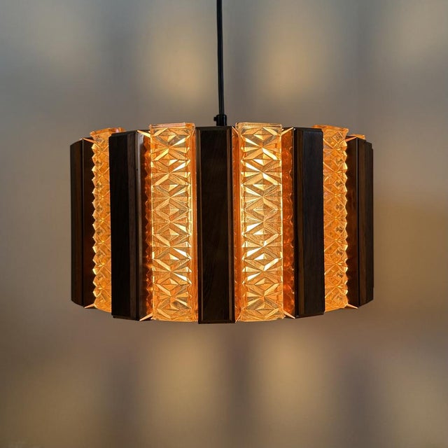Danish Pendant Lamp by Werner Schou for Coronell Elektro, 1960s For Sale - Image 15 of 18