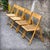 Wood Vintage Folding Chairs in Beech and Cane from Habitat, 1980s, Set of 4 For Sale - Image 7 of 18