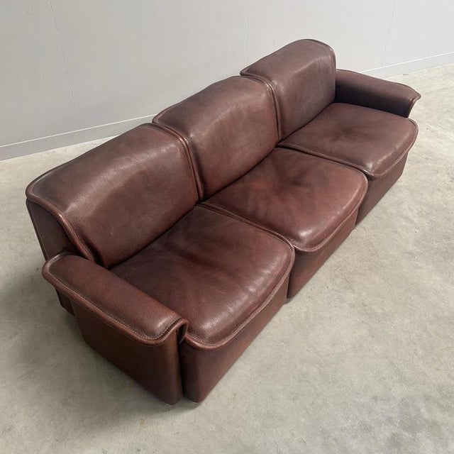 Animal Skin DS12 3-Seater Sofa from de Sede, Switzerland 1970s For Sale - Image 7 of 16