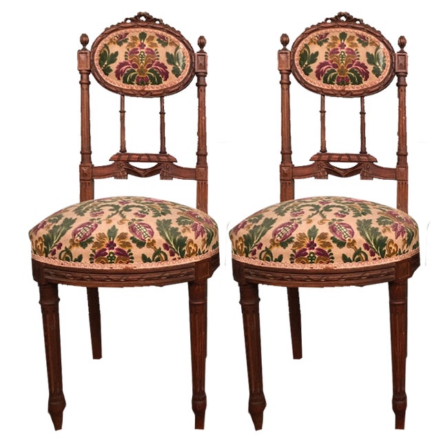 Set of Louis XVI Style Chair, 1920s For Sale