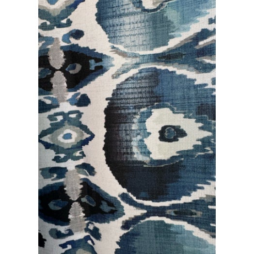 Printed performance fabric on water resistant canvas fabric. 2 yards shipped folded.