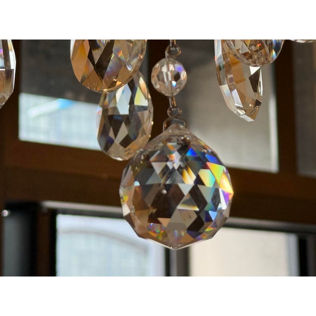 Eloquence Petite Genovese Six-Light Chandelier, Aged Gold For Sale - Image 13 of 13