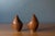 Vintage Sculptural Solid Teak Salt and Pepper Shaker Set by p.j. Østergaard For Sale In Monterey, CA - Image 6 of 9
