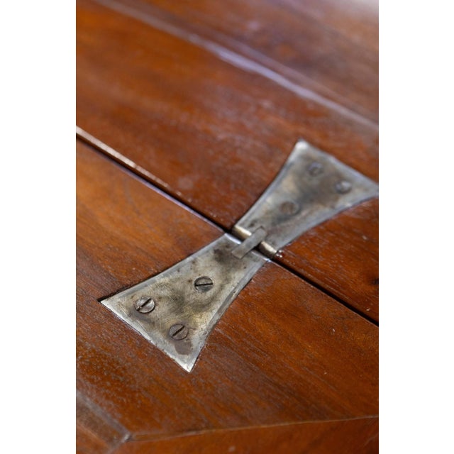 Italian Italian Early 19th Century Walnut Folding Table with Tapered Legs For Sale - Image 3 of 15