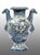 Ceramic Antique 18th Century Stagnone Vase in Glazed Majolica with Double-Handled Sides, Albisola For Sale - Image 7 of 7