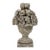 Classical Cast Stone Fruit & Floral Basket Garden Ornament For Sale