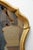 Italian Vintage Italian Gilt Cartouche-Shaped Wall Mirror For Sale - Image 3 of 4