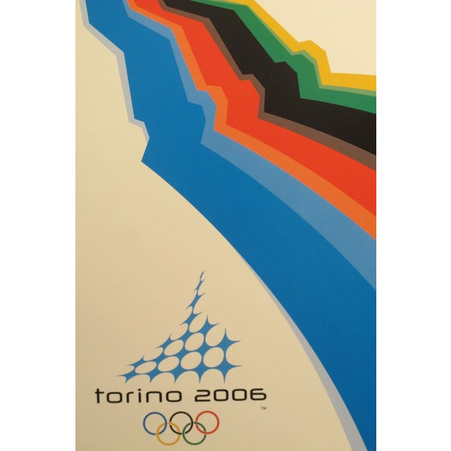 Contemporary 2006 Original Vintage Torino Winter Olympics Poster, "Passion Lives Here" For Sale - Image 3 of 3