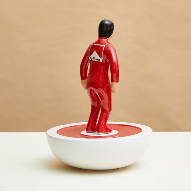 Subbuteo Ornament Sculpture in Double-Mold Ceramic from Artigianato Italiano For Sale - Image 5 of 6