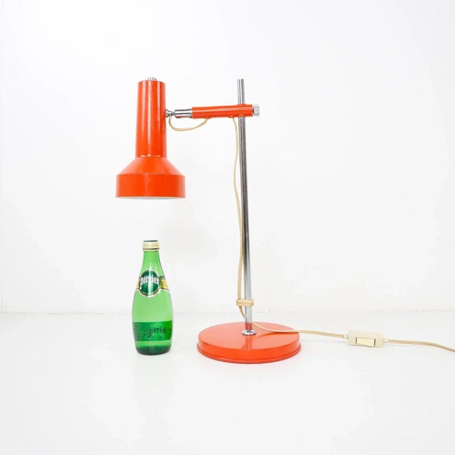 1970s Metal Desk Lamp For Sale - Image 4 of 4