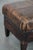 Vintage Brown Sheepskin Ottoman For Sale - Image 7 of 11