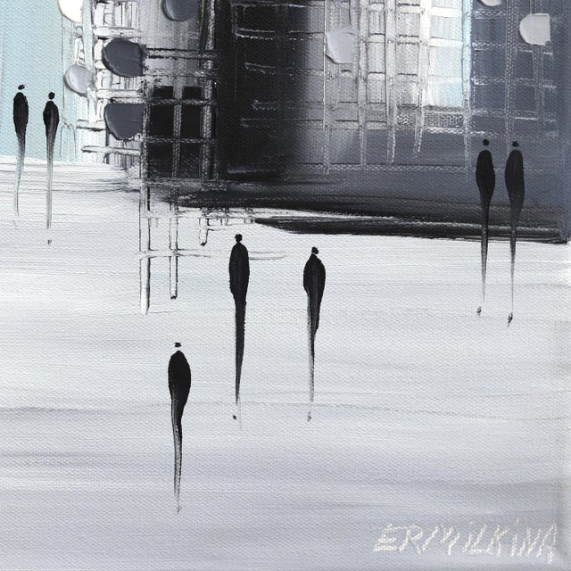 "Early City Stroll" Original Artwork by Ekaterina Ermilkina For Sale In Los Angeles - Image 6 of 10