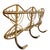 Wood Rattan Coat Rack in the style of Olaf Von Bohr, Italy, 1960s For Sale - Image 7 of 9