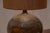 Brown Large French Glazed Ceramic Table Lamp, 1970s For Sale - Image 8 of 11