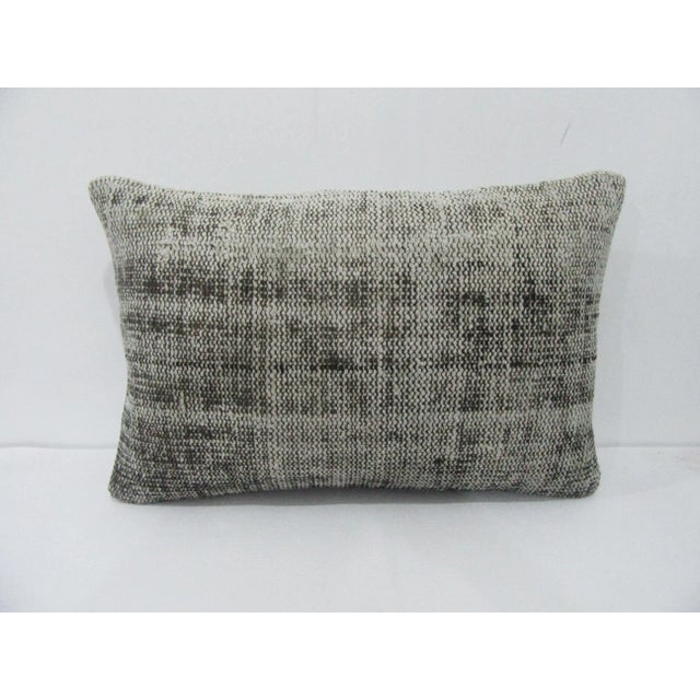 Gray Overdyed Pillow Cover For Sale - Image 4 of 4