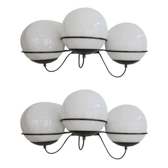 Wall Lamps from Candle, Italy, 1960, Set of 2 For Sale