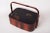Japanese Antique Japanese Lacquered Handled Box With Tsuba Motif For Sale - Image 3 of 6