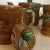 Boho Chic Ceramic Bamboo Coffee & Tea Set - Set of 5 For Sale - Image 3 of 7