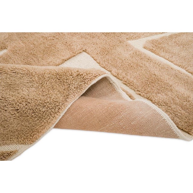 Hand-Knotted Wool Premium Rug by Azele Studio For Sale - Image 4 of 13