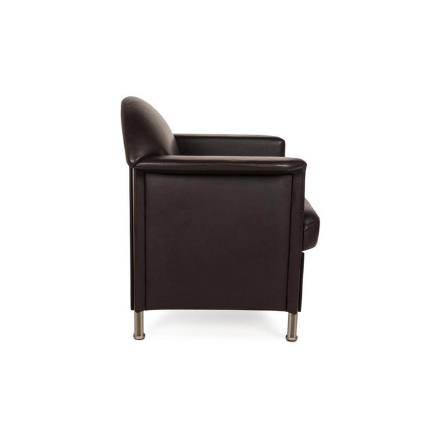 Brown Logo Leather Armchair from COR For Sale - Image 8 of 11