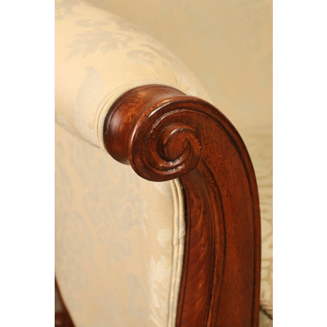 Ethan Allen French Louis XV Style Camelback Sofa For Sale - Image 12 of 18