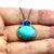 Persian Turquoise Sapphire Diamond Necklace 17" 14k WG 19.03 TCW Certified For Sale - Image 10 of 15