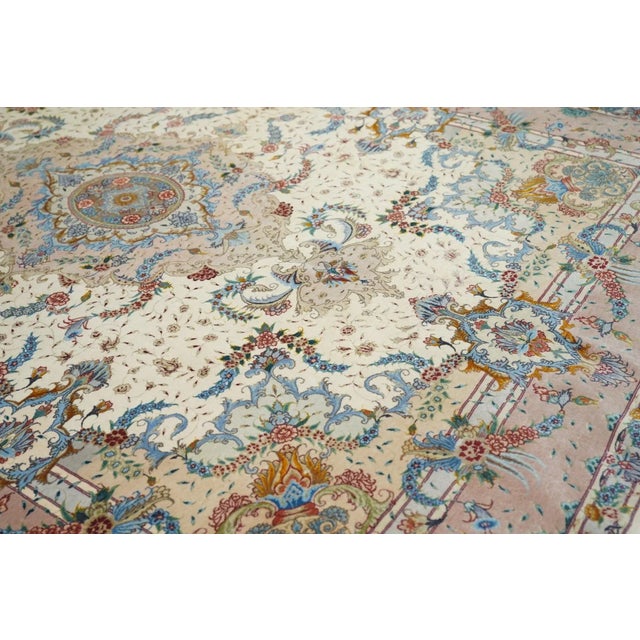 Vintage Tabriz Rug 4'11'' X 6'7'' For Sale - Image 4 of 7