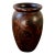 Vintage Rosewood Turned Vase, 1950s For Sale