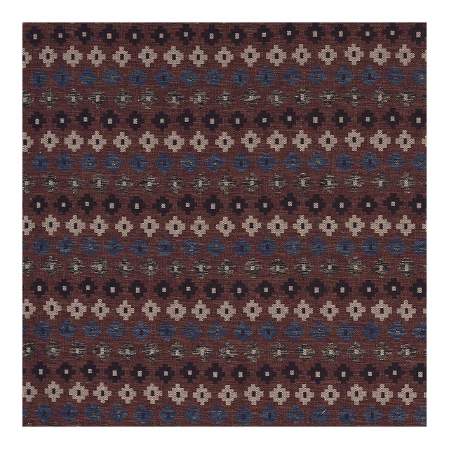 Sample - Schumacher Ayumi Performance Fabric in Russet For Sale