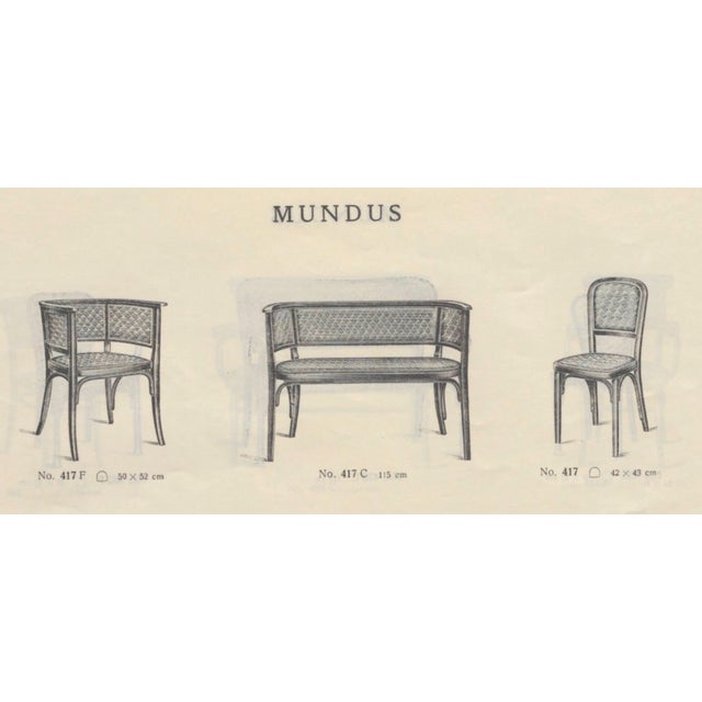 Object: seating set (2 x armchair, canapé, table) design: attributed to marcel kammerer (vienna, around 1910) model...