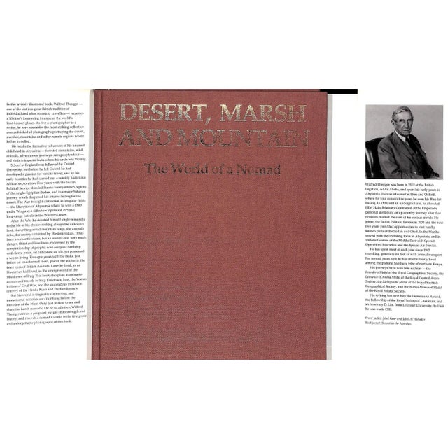 THESIGER, Wilfred [304] pp. Motivate Publishing 1994 11" x 8 1/2" "Desert, Marsh and Mountain: The World of a Nomad" is a...