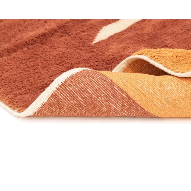 Early 21st Century Hand-Knotted Wool Rug by Azele Studio For Sale - Image 5 of 12