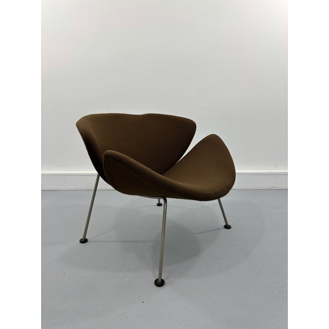 Mid-Century Modern Orange Slice Chair attributed to Pierre Paulin for Artifort, 1960s For Sale - Image 3 of 11