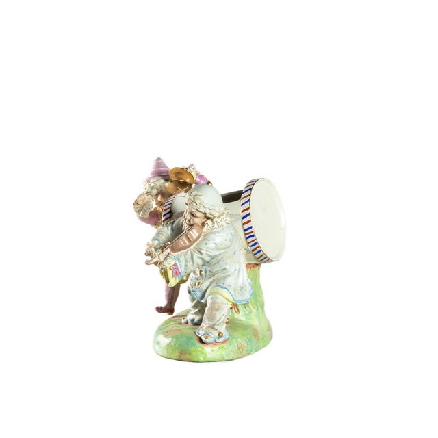 Meissen Porcelain Porcelain Figurine Musicians from Meissen Porcelain For Sale - Image 4 of 18
